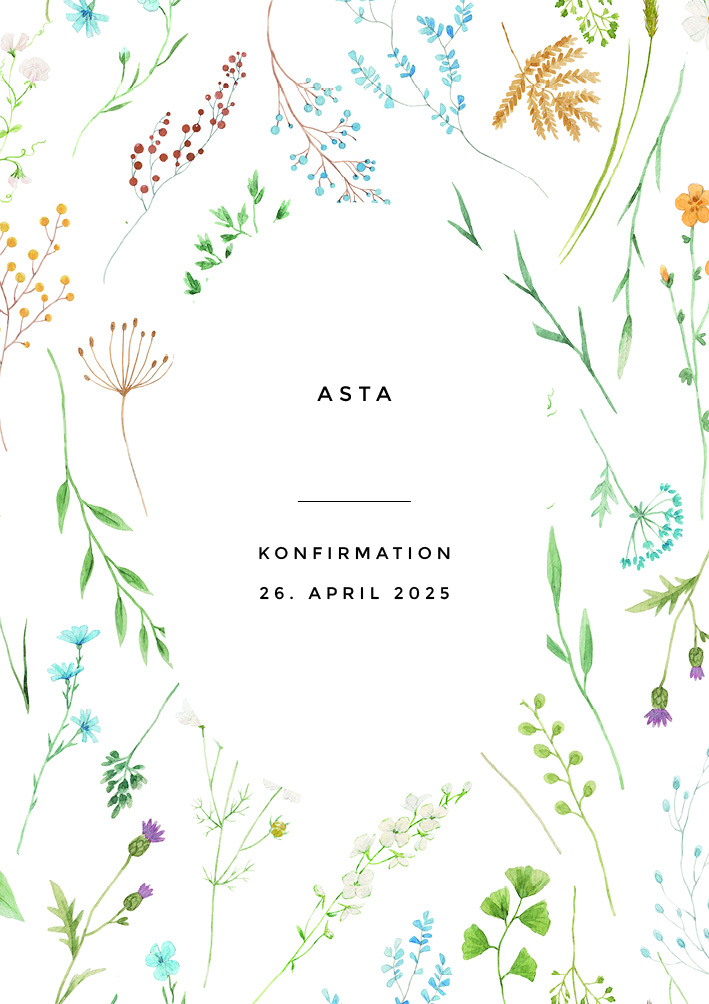 Konfirmation - Asta Konfirmation